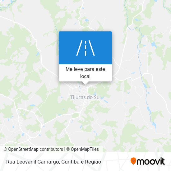 Rua Leovanil Camargo mapa