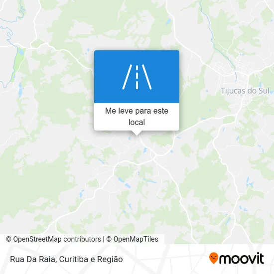 Rua Da Raia mapa