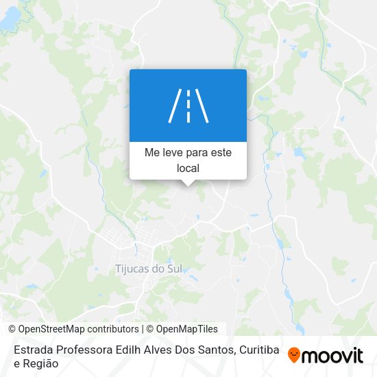 Estrada Professora Edilh Alves Dos Santos mapa