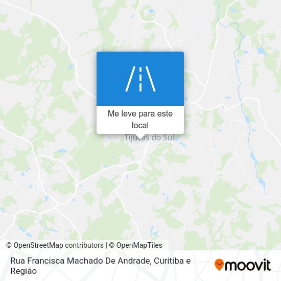 Rua Francisca Machado De Andrade mapa