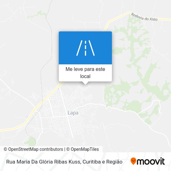 Rua Maria Da Glória Ribas Kuss mapa