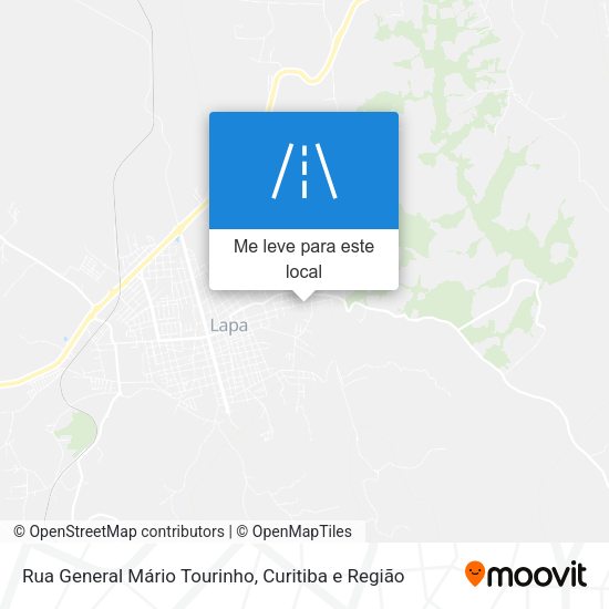 Rua General Mário Tourinho mapa
