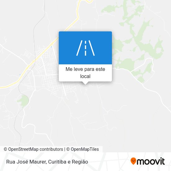 Rua José Maurer mapa