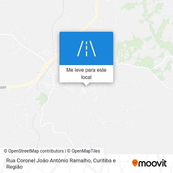 Rua Coronel João Antônio Ramalho mapa