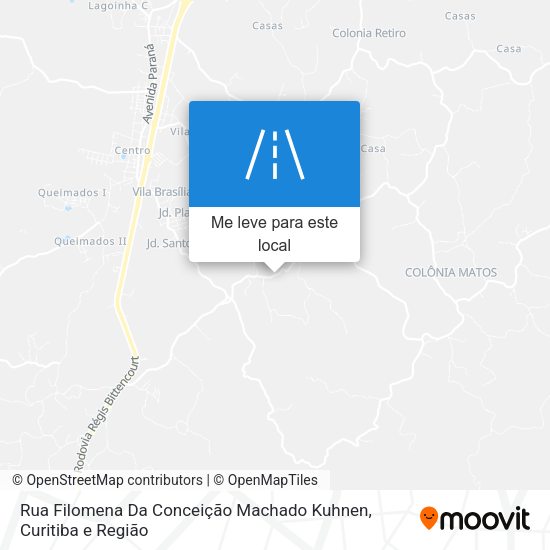 Rua Filomena Da Conceição Machado Kuhnen mapa