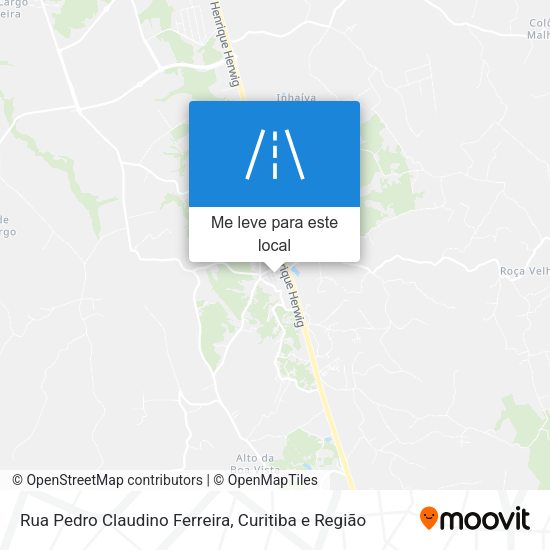Rua Pedro Claudino Ferreira mapa