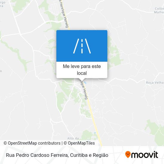 Rua Pedro Cardoso Ferreira mapa