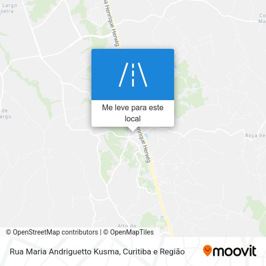 Rua Maria Andriguetto Kusma mapa