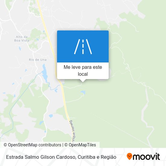 Estrada Salmo Gilson Cardoso mapa