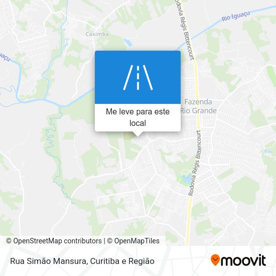 Rua Simão Mansura mapa