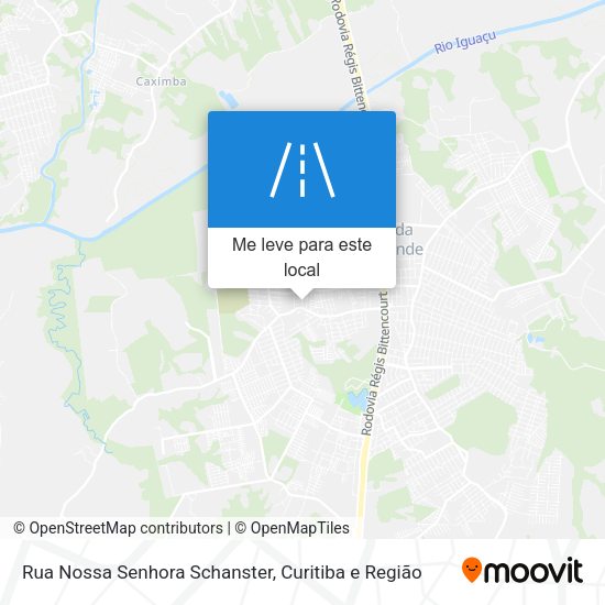 Rua Nossa Senhora Schanster mapa
