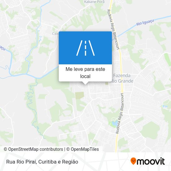 Rua Rio Piraí mapa