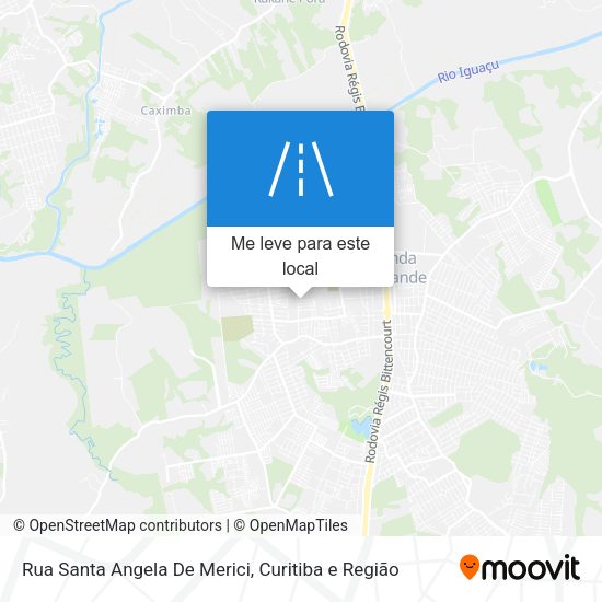 Rua Santa Angela De Merici mapa