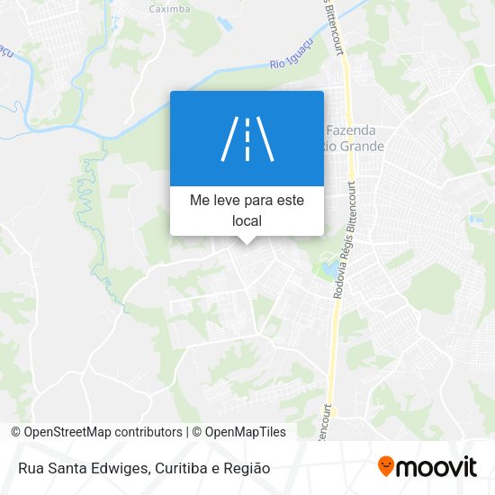 Rua Santa Edwiges mapa
