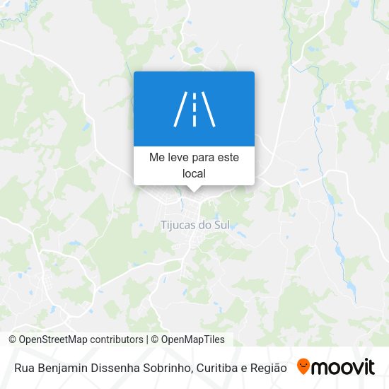 Rua Benjamin Dissenha Sobrinho mapa