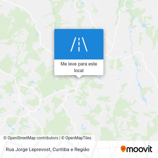 Rua Jorge Leprevost mapa