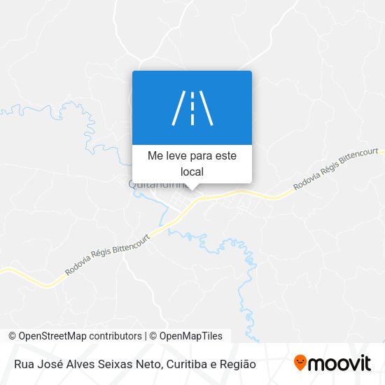 Rua José Alves Seixas Neto mapa