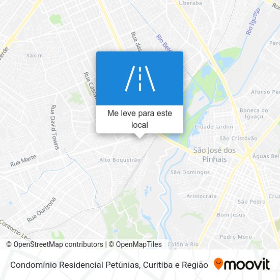 Condomínio Residencial Petúnias mapa
