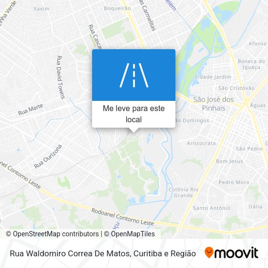 Rua Waldomiro Correa De Matos mapa