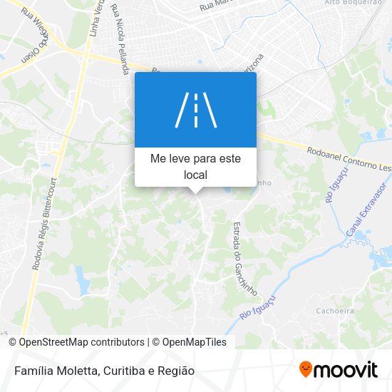 Família Moletta mapa