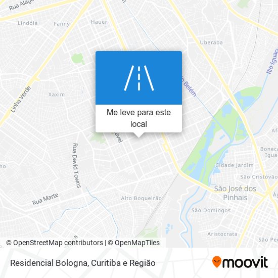 Residencial Bologna mapa