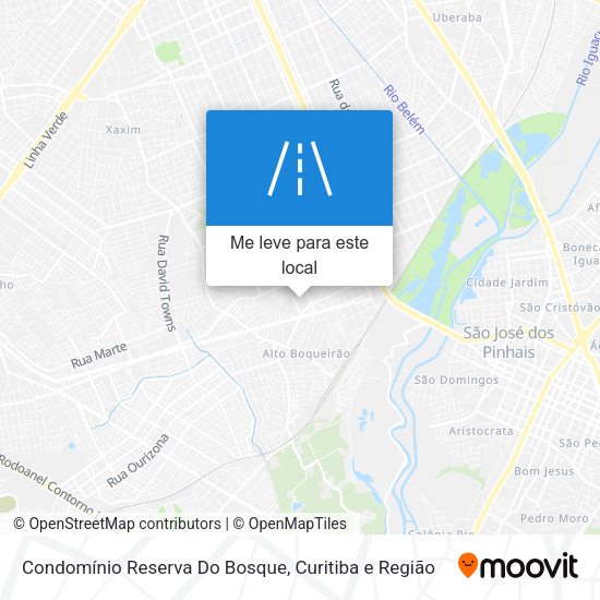 Condomínio Reserva Do Bosque mapa
