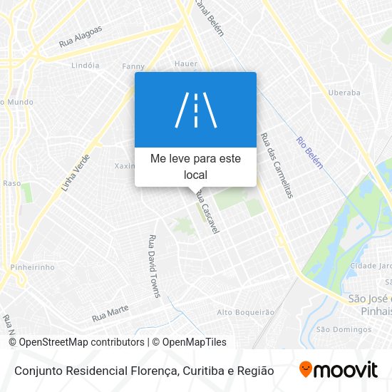 Conjunto Residencial Florença mapa