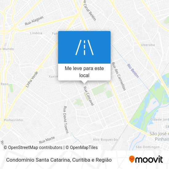 Condomínio Santa Catarina mapa