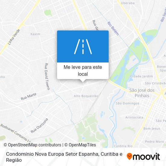 Condomínio Nova Europa Setor Espanha mapa