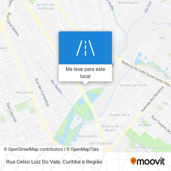 Rua Celso Luiz Do Vale mapa