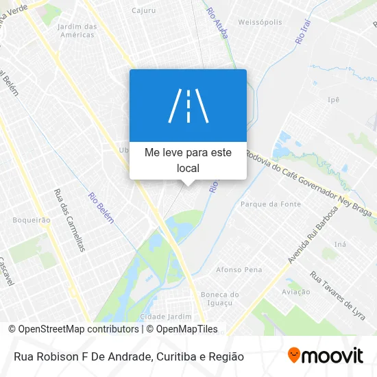 Rua Robison F De Andrade mapa