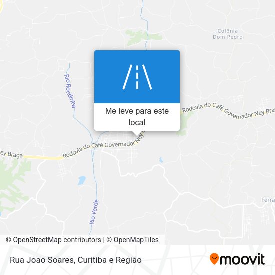 Rua Joao Soares mapa