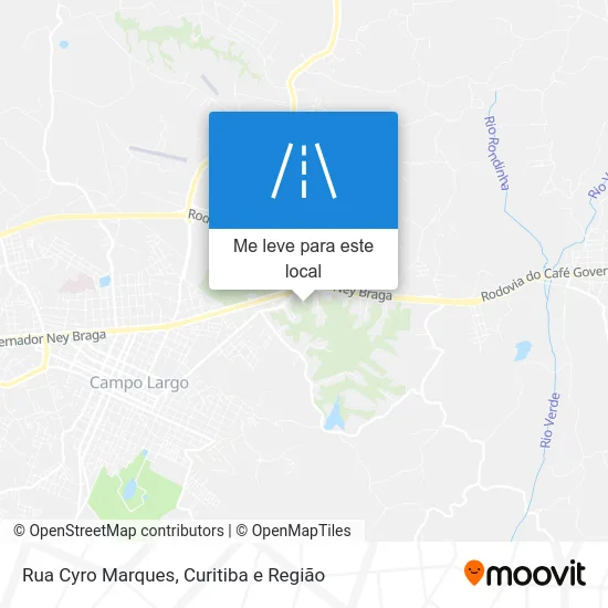 Rua Cyro Marques mapa