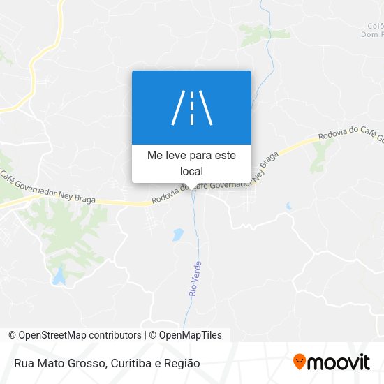 Rua Mato Grosso mapa