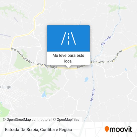 Estrada Da Sereia mapa