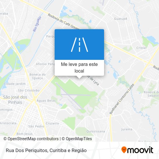 Rua Dos Periquitos mapa