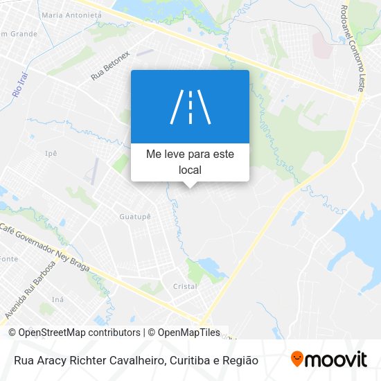 Rua Aracy Richter Cavalheiro mapa