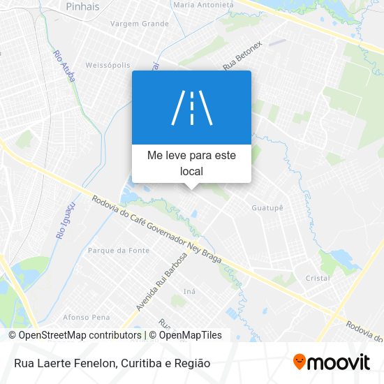 Rua Laerte Fenelon mapa