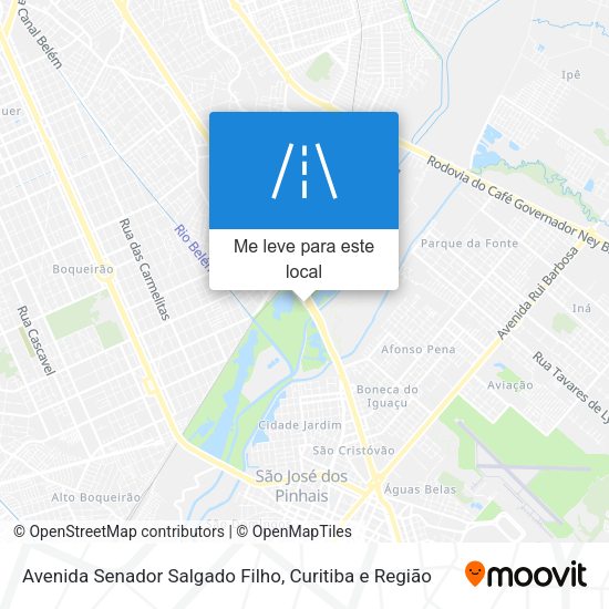 Avenida Senador Salgado Filho mapa