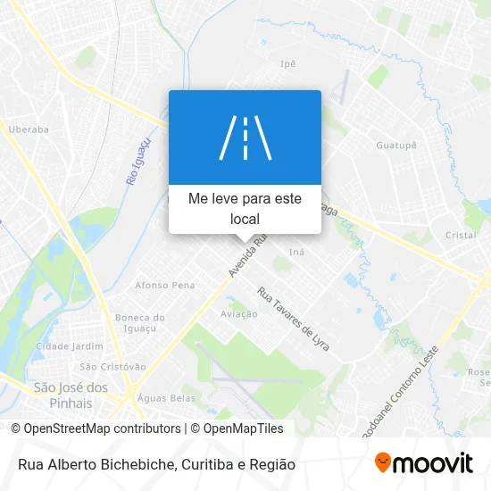Rua Alberto Bichebiche mapa