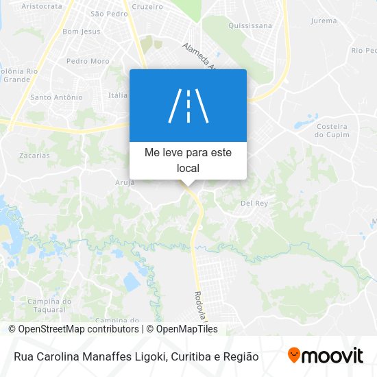 Rua Carolina Manaffes Ligoki mapa