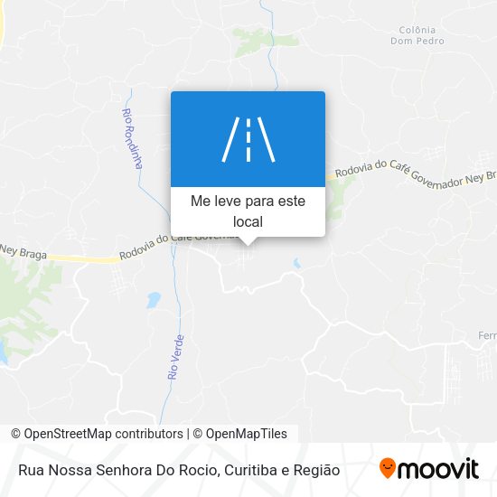 Rua Nossa Senhora Do Rocio mapa