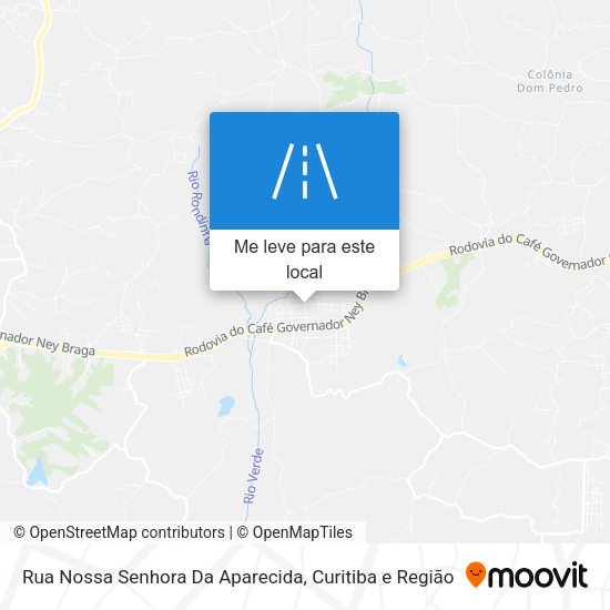 Rua Nossa Senhora Da Aparecida mapa