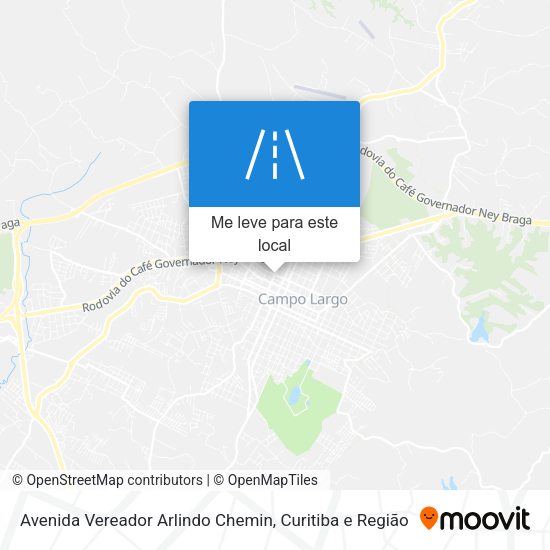 Avenida Vereador Arlindo Chemin mapa