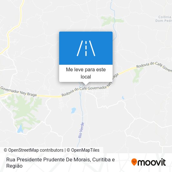 Rua Presidente Prudente De Morais mapa