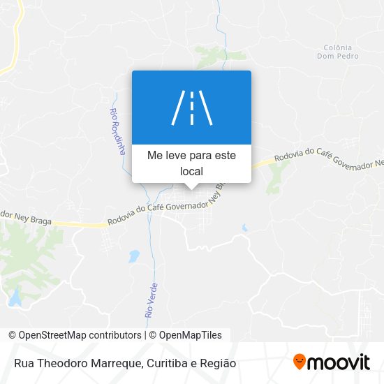 Rua Theodoro Marreque mapa