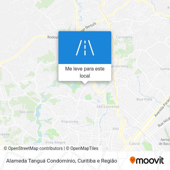Alameda Tanguá Condomínio mapa