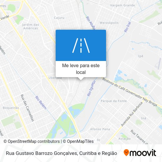 Rua Gustavo Barrozo Gonçalves mapa