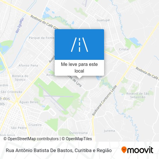 Rua Antônio Batista De Bastos mapa