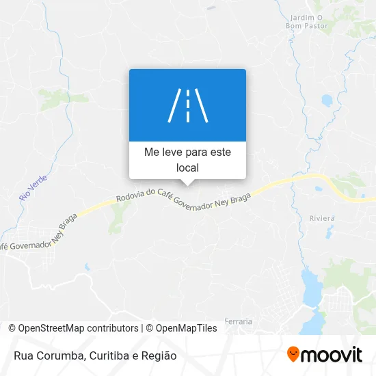 Rua Corumba mapa